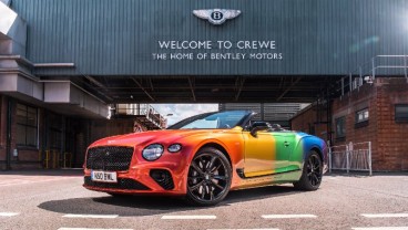 Bentley Continental GT Pelangi, Terinspirasi Desain Para Bocah