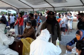 Covid-19 di Surabaya 7.331 Kasus, Tes di Pasar Kaputran 37 Orang Reaktif