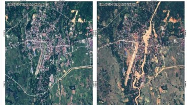 Begini Citra Satelit Luwu Utara Sebelum & Sesudah Banjir Bandang