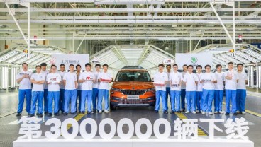 Skoda Auto Catat Produksi 3 Juta Unit di China