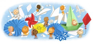 Google Doodle Rayakan Hari Anak Nasional