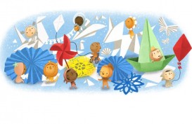 Google Doodle Rayakan Hari Anak Nasional