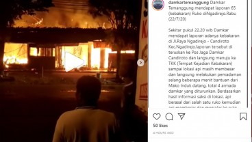 Tiga Ruko di Temanggung Terbakar, Kerugian Ditaksir Rp1 Miliar