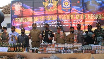 Bea Cukai Tasikmalaya Musnahkan BMN Senilai Rp258 juta