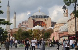 Hagia Sophia Gelar Salat Jumat, 700 Petugas Kesehatan Siaga