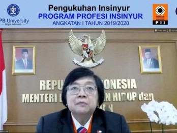 Menteri LHK: Pemerintah Mendukung Kiprah Profesi Insinyur Indonesia