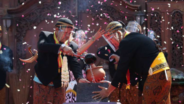 Budayawan Gelar Upacara Manusuk Sima Untuk Peringati Berdirinya Kota Kediri