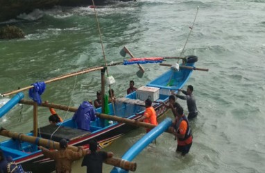 Perahu Terbalik, 3 Nelayan Lobster di Gunungkidul Selamat