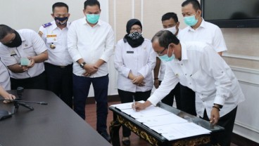 Pemkot Palembang dan Gojek Tandatangani 5 MoU