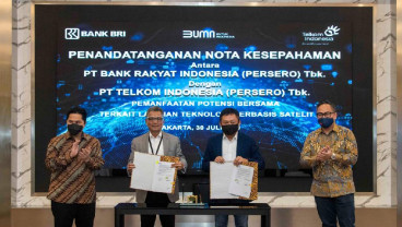 BRI Berkolaborasi dengan Telkom untuk Tingkatkan Layanan Satelit