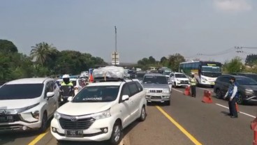 Arus Balik Iduladha, Contraflow Km 65–47 Tol Japek Arah Jakarta