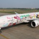 Tarik Minat Penumpang, Eva Air Gambar Hello Kitty di Badan Pesawat