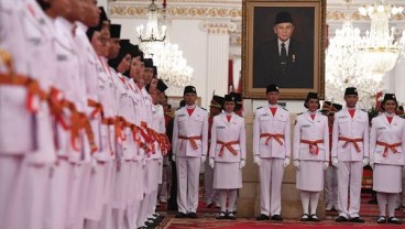 Hanya 8 Anggota Paskibraka Kibarkan Bendera di Istana pada 17 Agustus