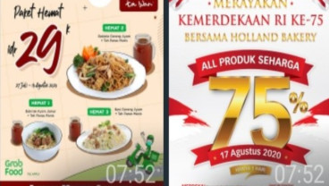 Catat, Ini Ragam Promo Kuliner di HUT Kemerdekaan RI