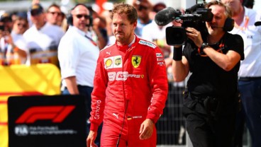 Vettel Menilai Ferrari Menerapkan Strategi Aneh di GP Silverstone