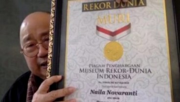 Penerjun Naila Novaranti Raih Rekor Skala Dunia dari MURI