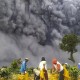 Warga Diminta Waspadai Lahar Panas Sinabung