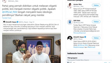 PAN Dukung Gibran, Amien Rais: PAN Sakiti Ideologi Pendukung