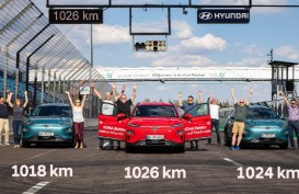 Hyundai Kona Electric Catatkan Rekor Jarak 1.026 Kilometer