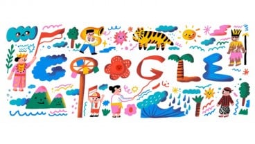 Google Doodle Ikut Rayakan HUT ke-75 Kemerdekaan RI