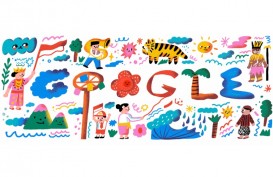 Google Doodle Ikut Rayakan HUT ke-75 Kemerdekaan RI