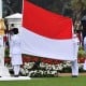 HUT ke-75 RI: Giliran Tim Merauke Bertugas Turunkan Bendera Merah Putih