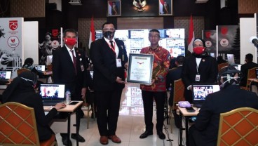 Upacara Virtual HUT ke-75 RI Pecahkan Rekor Muri