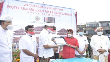 Pembangunan Pasar Umum Rakyat Gianyar Bali Rampung pada November 2020