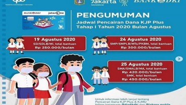 Kabar Gembira, Dana KJP Plus Tahap I untuk Agustus Sudah Cair