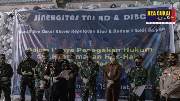 Sinergi Bea Cukai dan TNI AD Gagalkan Upaya Penyelundupan Tekstil Senilai Rp13,6 Miliar