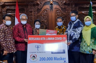 Gajah Tunggal (GJTL) Sumbang 200.000 Masker Ke PP Muhammadiyah