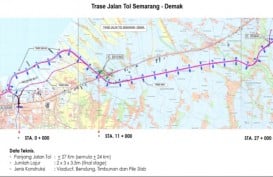 LMAN Cairkan Pendanaan Lahan Jalan Tol Demak-Semarang Rp198 Miliar Besok
