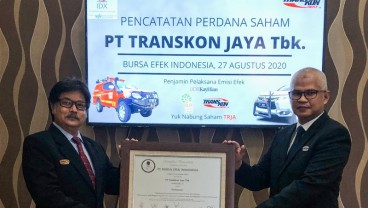 Perdagangan Perdana, Saham Transkon Jaya (TRJA) ARA