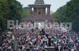 Tolak Lockdown, Puluhan Ribu Orang Unjuk Rasa di Berlin, Jerman