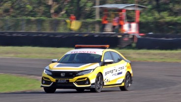 Mobil Official ISSOM 2020, Honda Civic Kawal Peserta Balap