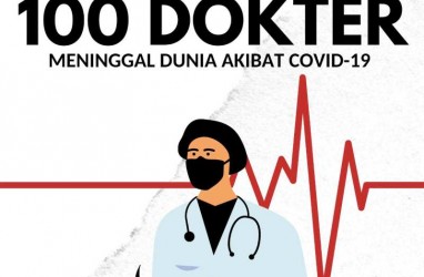 Enam Bulan Pandemi, 100 Dokter Meninggal di Indonesia