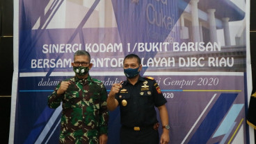 Kanwil Bea Cukai Riau Jalin Sinergi dengan Kodam Bukit Barisan