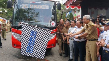 Bus Trans Jateng Solo-Sragen Mulai Beroperasi