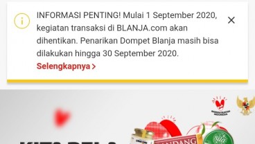 Duh, Blanja.com Resmi Ditutup