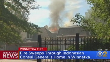 Waduh! Rumah Konsulat Jenderal RI di Chicago Hangus Terbakar