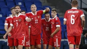 Hasil Nations League: Rusia Tekuk Serbia, Dzyuba Cetak Dua Gol