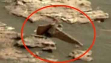 Gambar Nasa Tunjukkan Ada Tengkorak Alien Raksasa Muncul di Planet Mars?