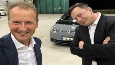 Bos VW Ketemu CEO Tesla Elon Musk, Ada Kesepakatan Apa Ya?