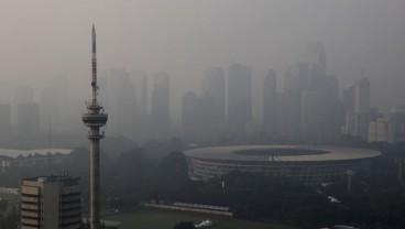 Tingkat Polusi Udara di Jakarta, 14 September, Merah