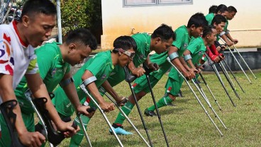 Foto-Foto Tim Nasional Garuda INAF Berlatih Menembus Keterbatasan 