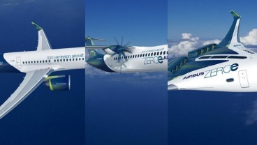 Airbus Ungkap Tiga Konsep Pesawat Komersial Niremisi