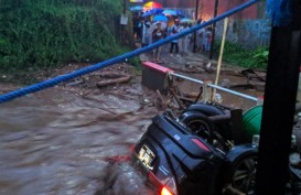 BNPB Sebut 12 Rumah Hanyut saat Banjir Bandang Cicurug, Sukabumi