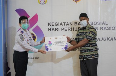 Semarakkan Harhubnas 2020, Angkasa Pura I Salurkan Bantuan APD