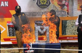 Bea Cukai Lampung Musnahkan 6,5 Juta Batang Rokok Ilegal