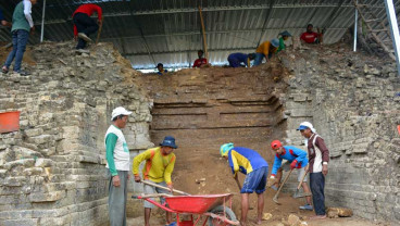 Tim BPCB Mulai Eksvakasi Situs Patakan di Kabupaten Lamongan